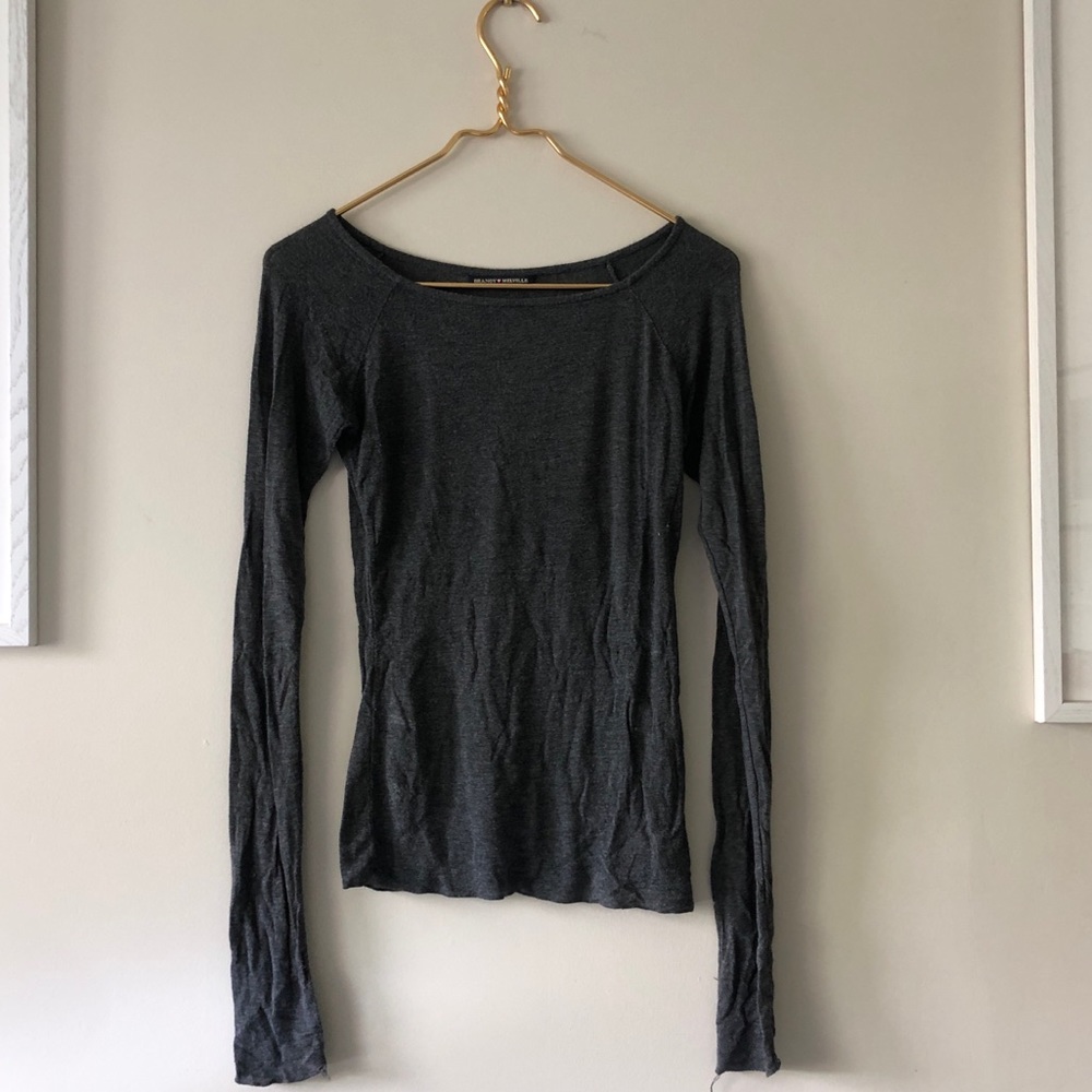 Brandy Melville Grey Long Sleeve